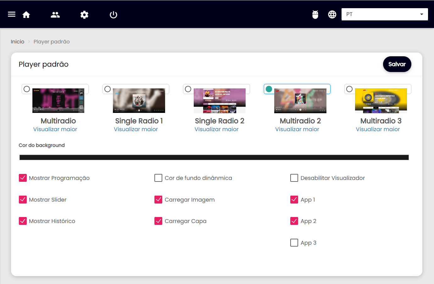 Soluções Radioplayer